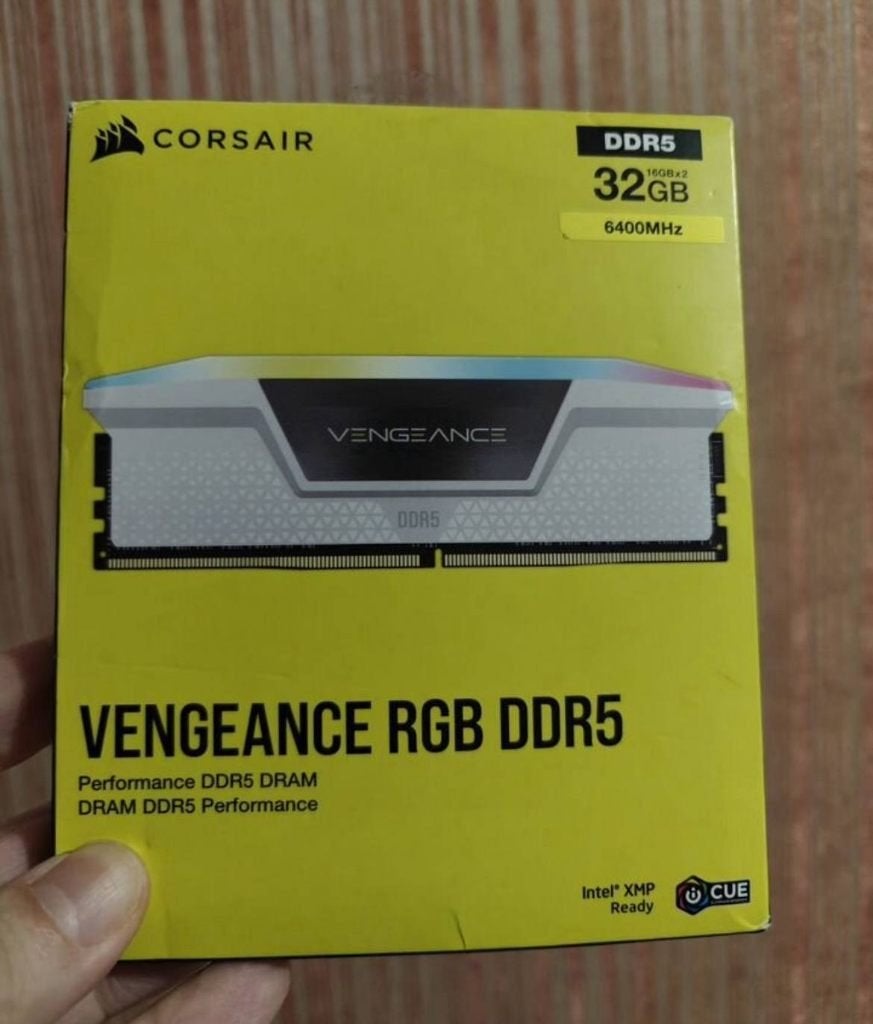 Corsair Vengeance 32GB DDR5 6400MHz, Computers en Software, RAM geheugen, 32 GB, Ophalen of Verzenden, Zo goed als nieuw, Desktop