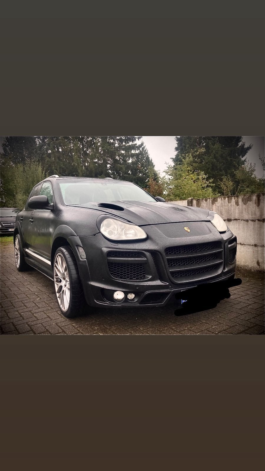 Porsche cayenne 3.2i v6 Wide body, Auto's, Automaat, Cayenne, Zwart, Zwart
