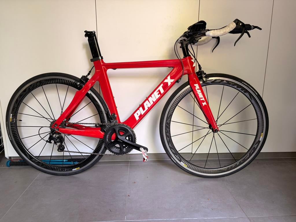 Triatlon/tijdritfiets, Fietsen en Brommers, Ophalen, Zo goed als nieuw, Carbon