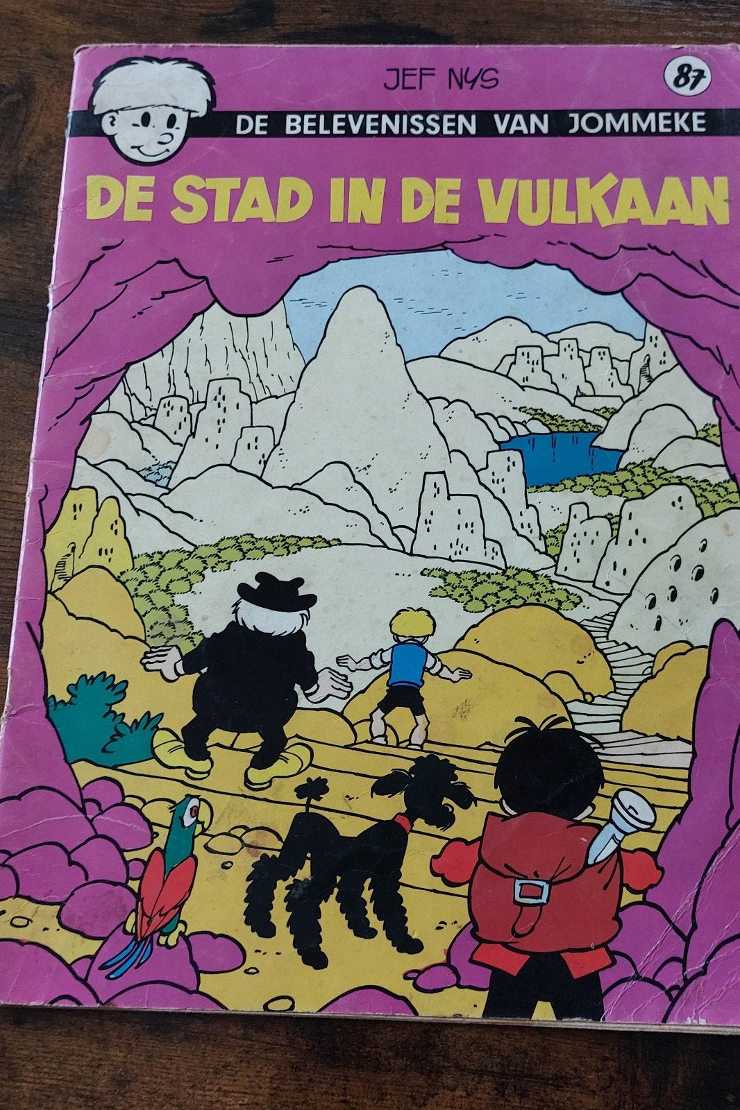 Strip Jommeke - zwart-wit, Ophalen
