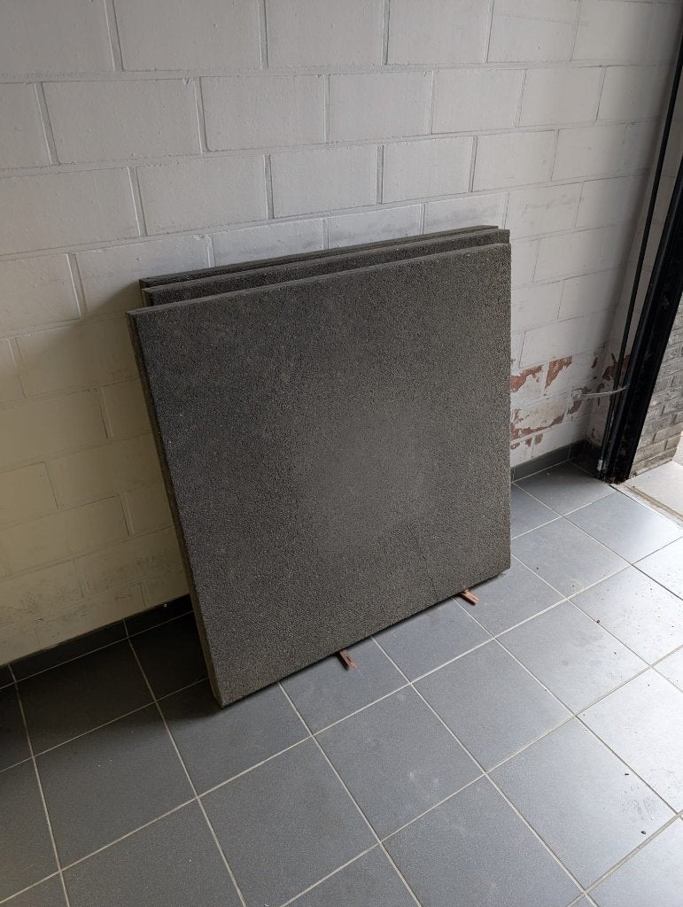 3 grote tegels / stapstenen, Ophalen, Gebruikt, Overige typen, Minder dan 5 m²