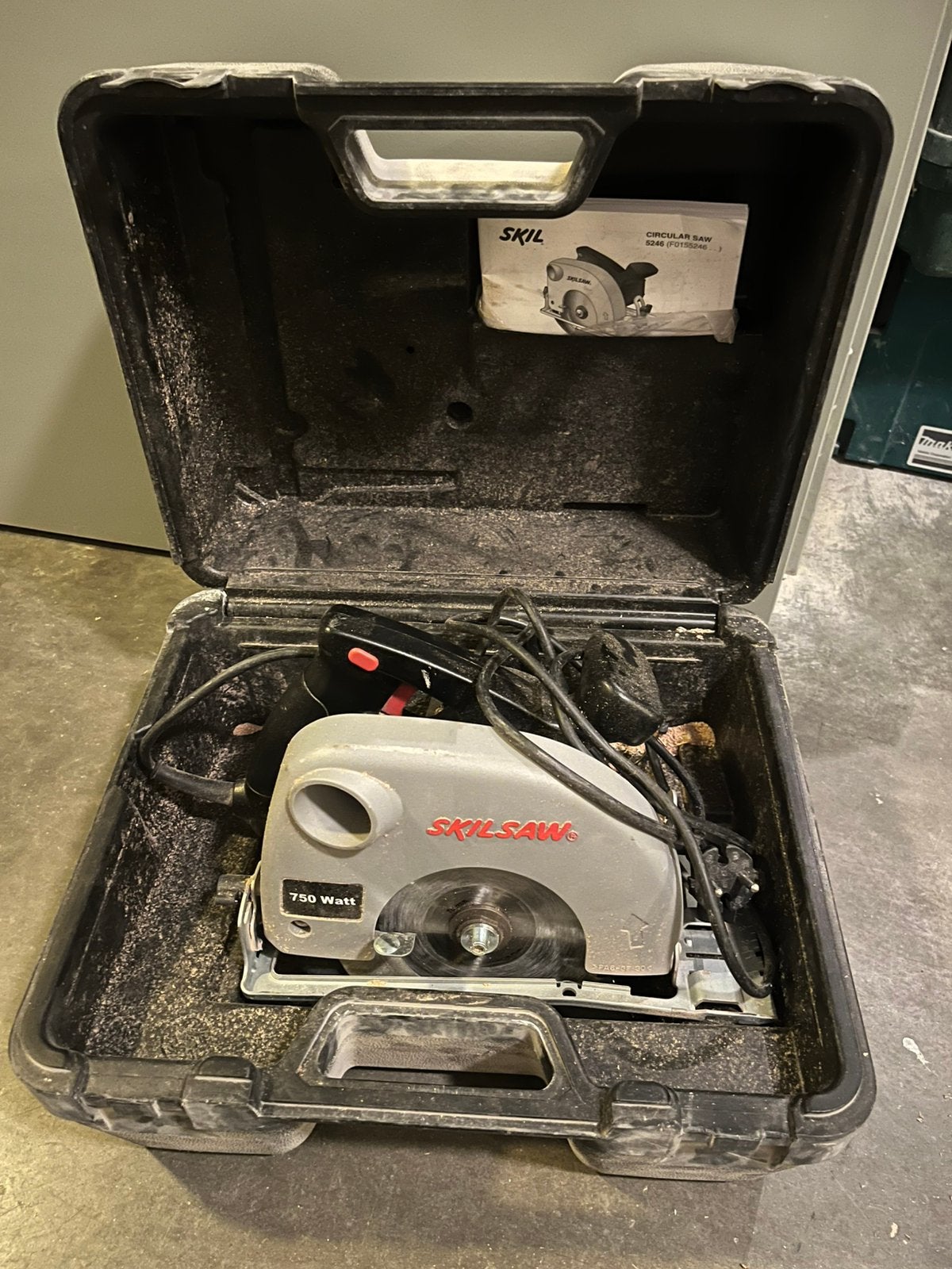 Skilsaw 750W cirkelzaag, Ophalen, Gebruikt, 600 tot 1200 watt, Cirkelzaag