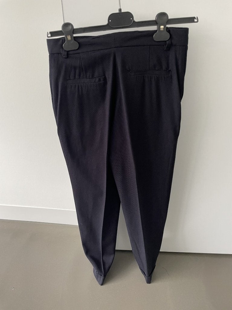 Blauw geklede broek van Massimo Dutti maat S, Massimo Dutti, Blauw, Ophalen of Verzenden, Zo goed als nieuw