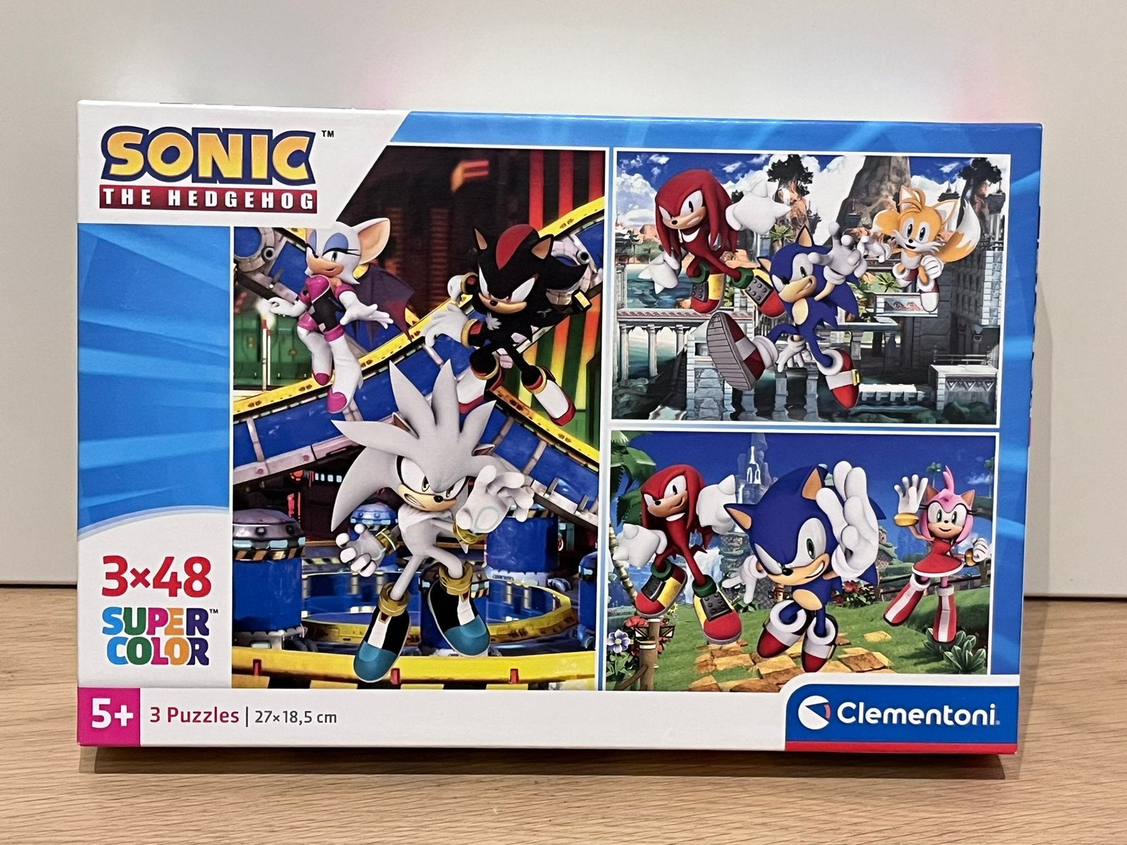 Puzzels Sonic 3x48 Clementoni, Enlèvement, Comme neuf