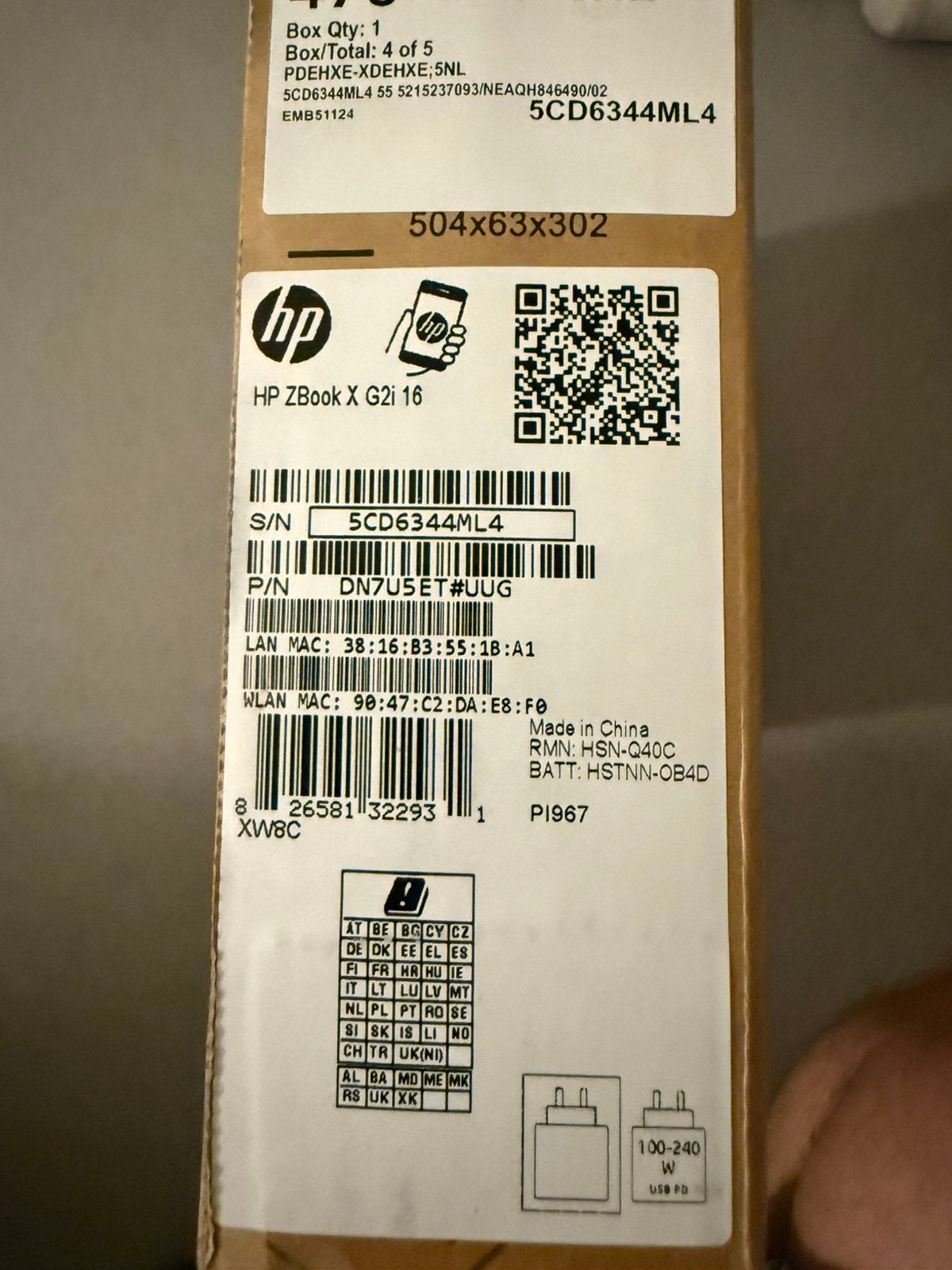 HP ZBook X G2i 16 32Gb/1Tb, Ophalen, Zo goed als nieuw