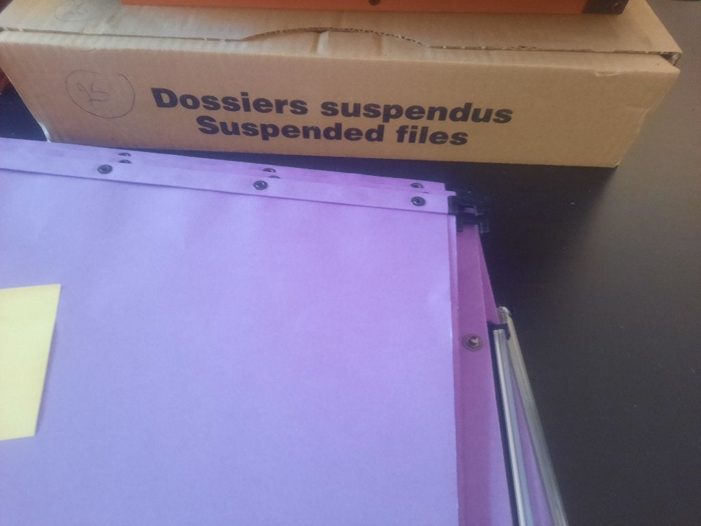 Dossiers suspendus, Divers, Accessoires de bureau, Enlèvement, Utilisé