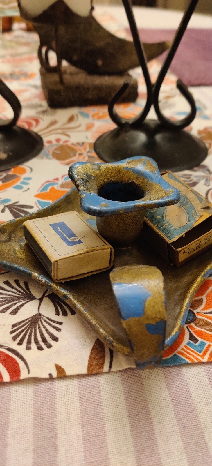 Bougeoirs, Antiquités & Art, Enlèvement, Bois, Ensemble
