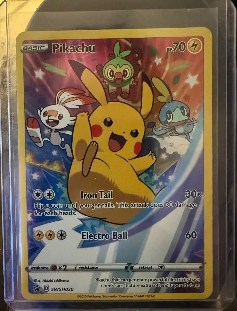 Pikachu SWSH 020, Ophalen of Verzenden, Zo goed als nieuw, Losse kaart