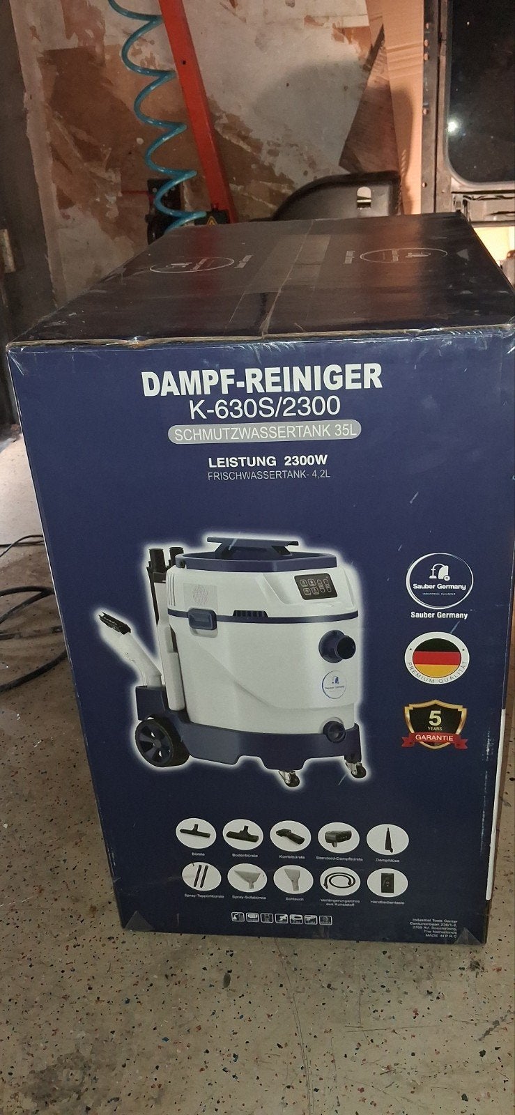 Stoomreiniger K630S/2300, Bricolage & Construction, Enlèvement, Neuf