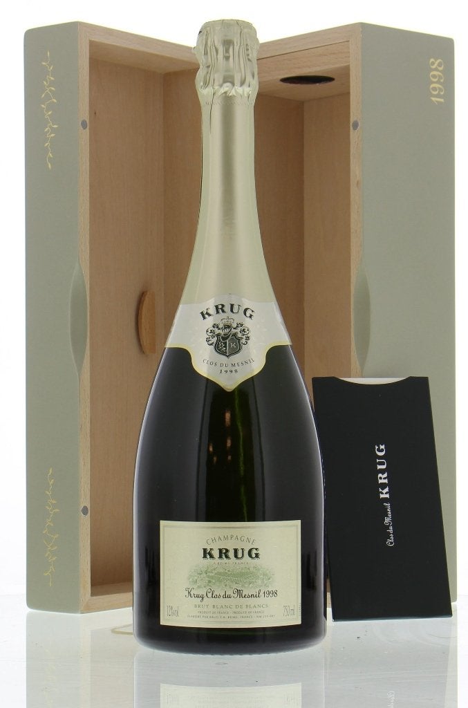 KRUG Champagne Clos du Mesnil 1998, Verzamelen, Wijnen, Frankrijk, Nieuw, Ophalen of Verzenden, Champagne