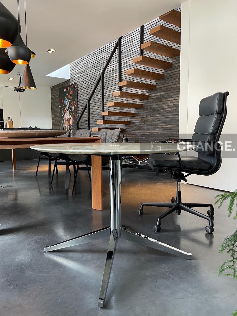Knoll Florence marmeren tafel eettafel Calcatta marmer staal, Maison & Meubles, Tables | Tables à manger, Enlèvement, Comme neuf