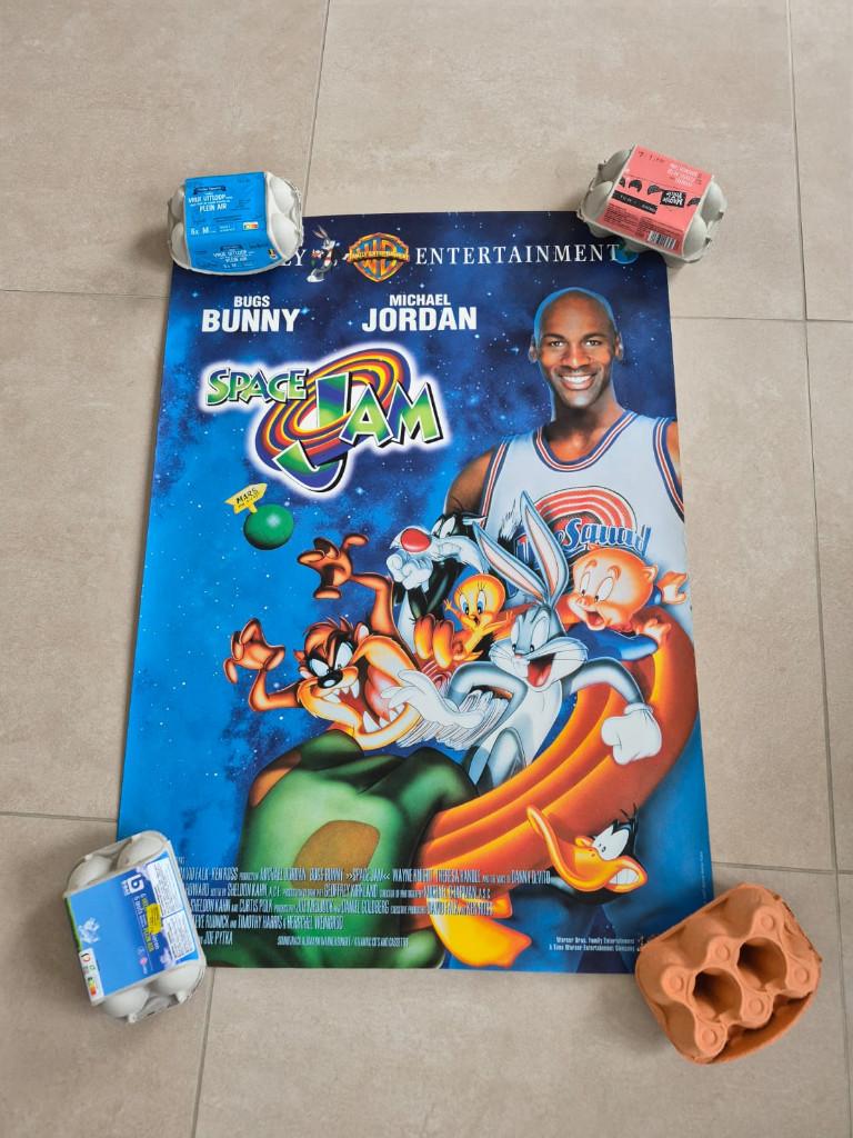 Authentieke filmposter Space Jam - Michael Jordan, Verzamelen, Ophalen of Verzenden