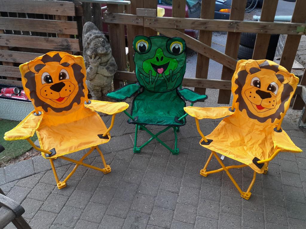 Chaises pliantes pour enfants (3 pièces), Jardin & Terrasse, Tables de pique-nique, Enlèvement ou Envoi, Pliant