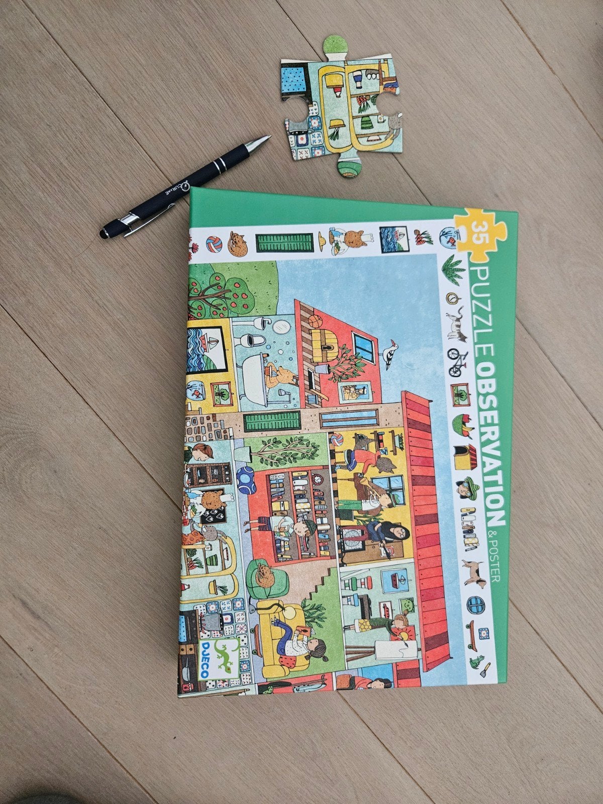 Puzzel Djeco, Ophalen, 10 tot 50 stukjes, Gebruikt