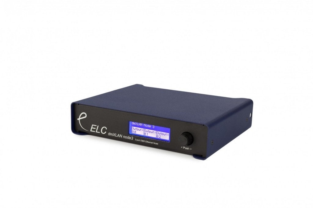2* ELC node & splitter dmx, Ophalen of Verzenden, Gebruikt, Licht
