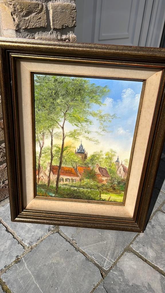Schilderij Tahon, Ophalen