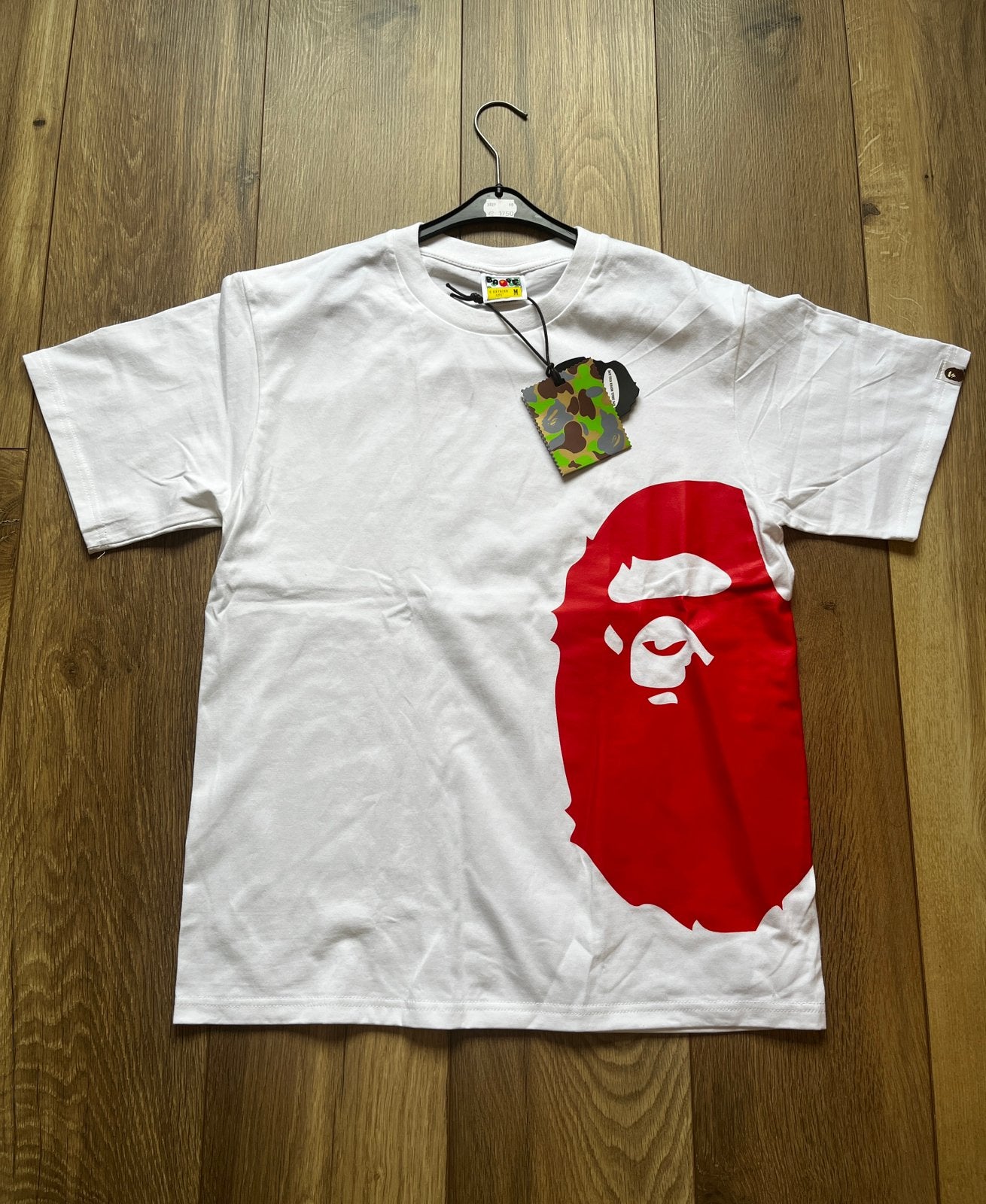 T shirt BAPE, Enlèvement ou Envoi, Comme neuf, Taille 48/50 (M), Blanc