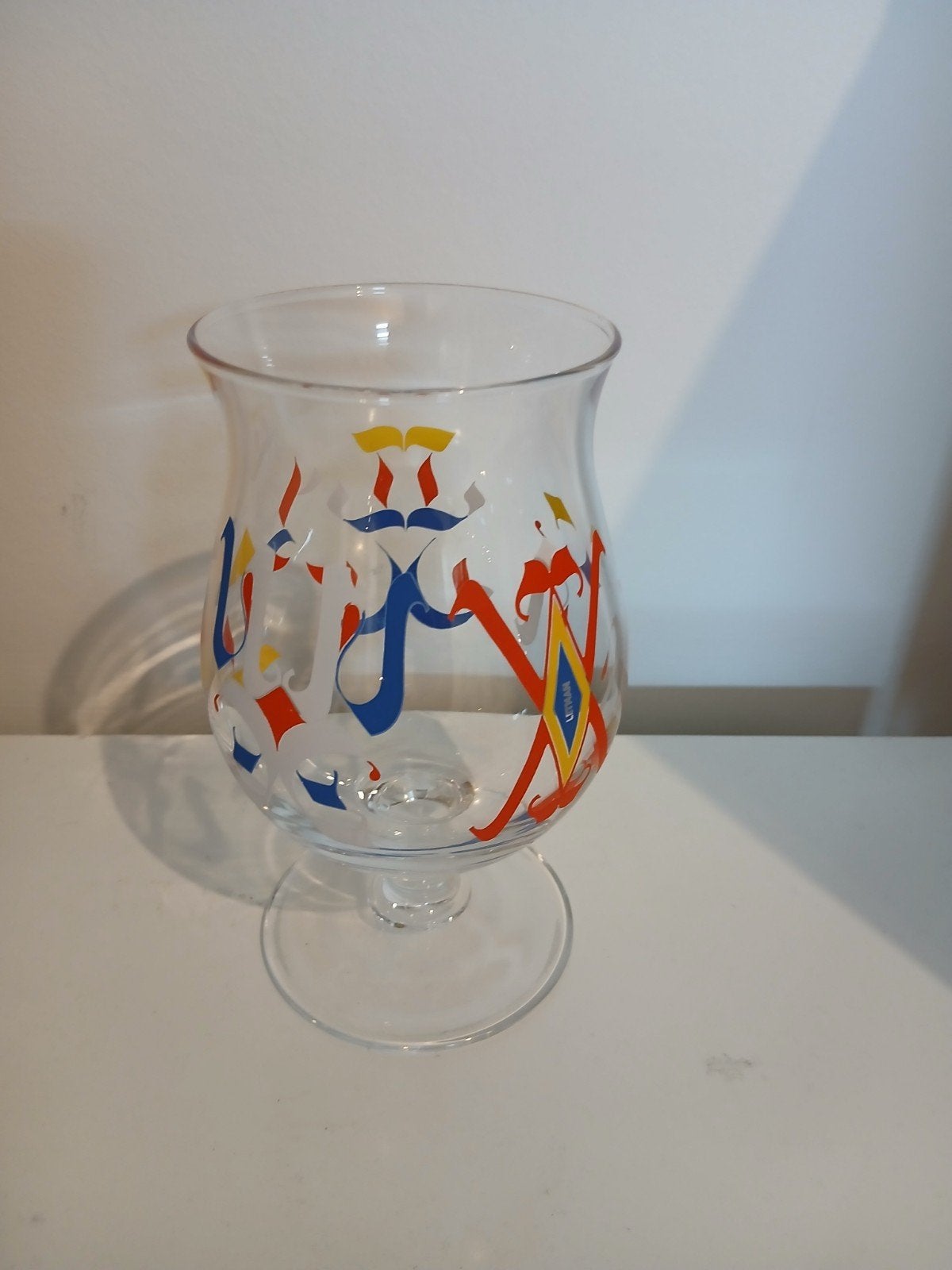 Duvel glas letman zeldzaam, Ophalen of Verzenden, Nieuw, Glas of Glazen, Duvel
