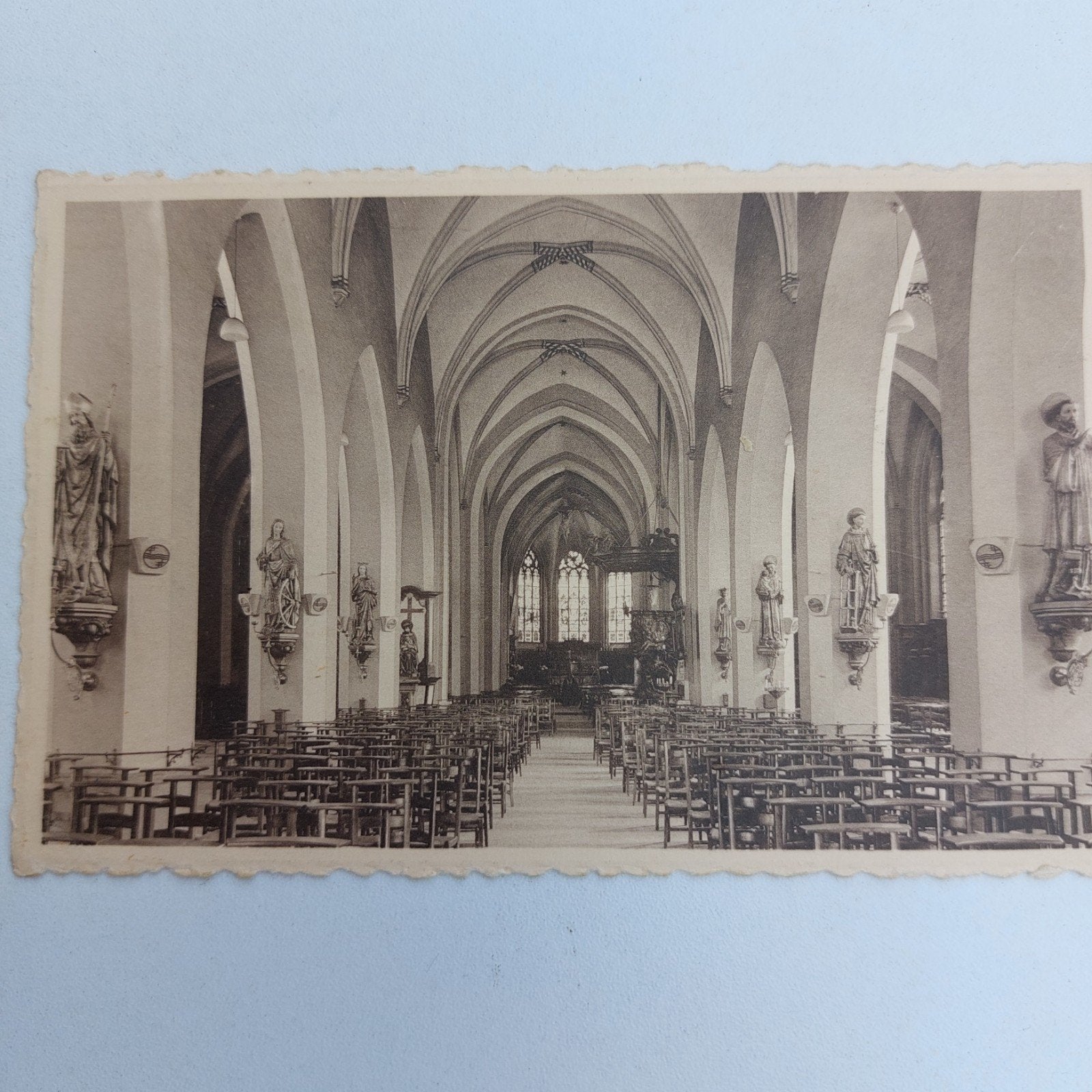 Oude postkaart van Temse, Verzamelen, Ophalen of Verzenden