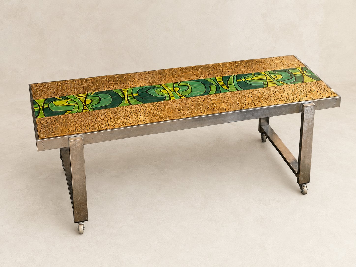 Table d'appoint Antonio Denisco du milieu du siècle, 100 à 150 cm, Enlèvement, 50 à 75 cm, Mid Century