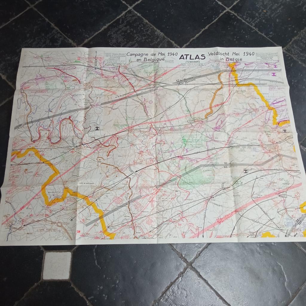 carte ARLON, Collections, Objets militaires | Général, Enlèvement ou Envoi, Armée de terre, Autres types