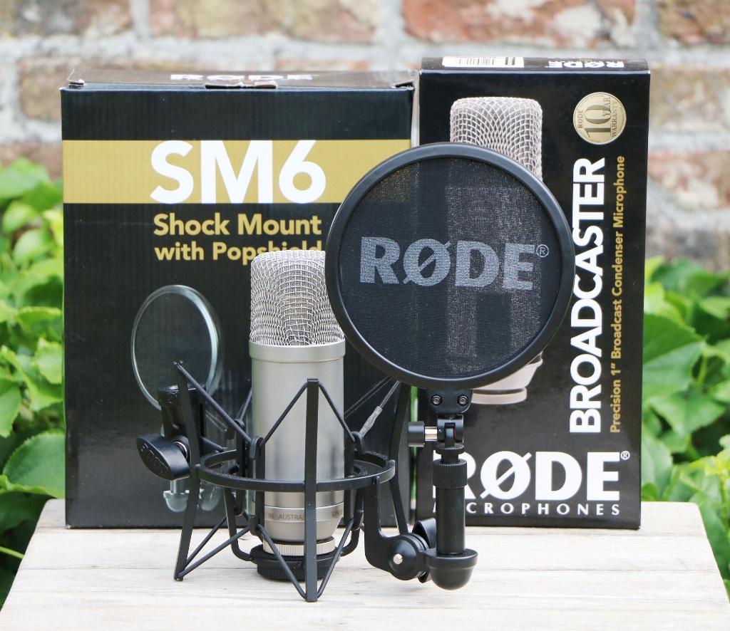 Rode Broadcaster Microfoon, Musique & Instruments, Microphones, Comme neuf, Enlèvement