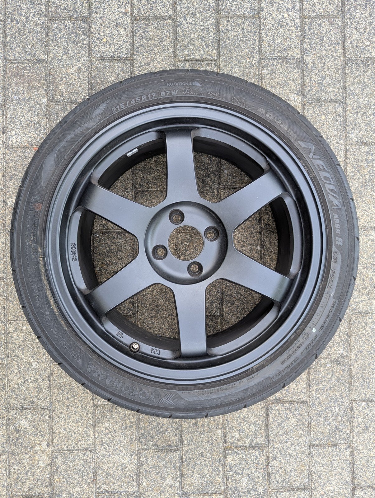 2x Japan Racing Jante avec Pneu, Autos : Pièces & Accessoires, Pneus & Jantes, Enlèvement, Jante(s)