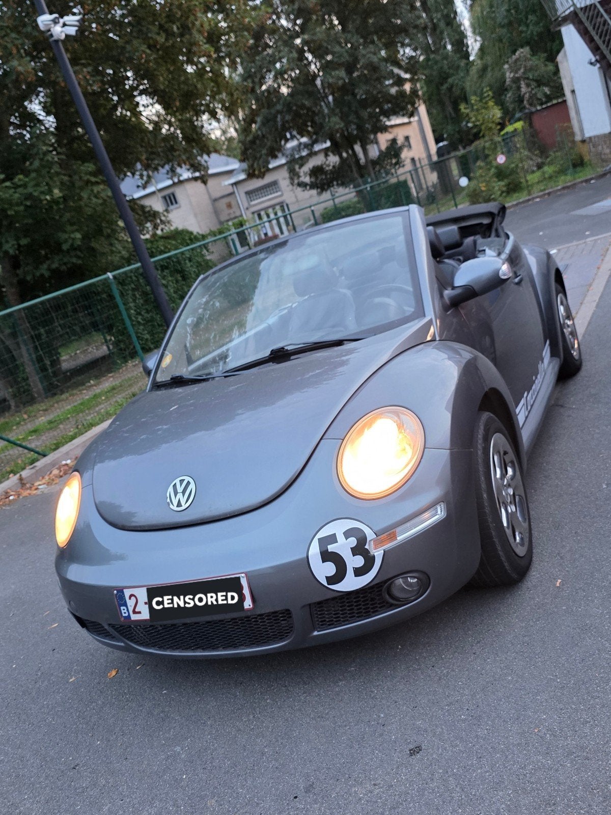 Volkswagen New Beetle Cabriolet 1.9 TDI 105 ch – 2007, Cuir, Argent ou Gris, Achat, Cabriolet