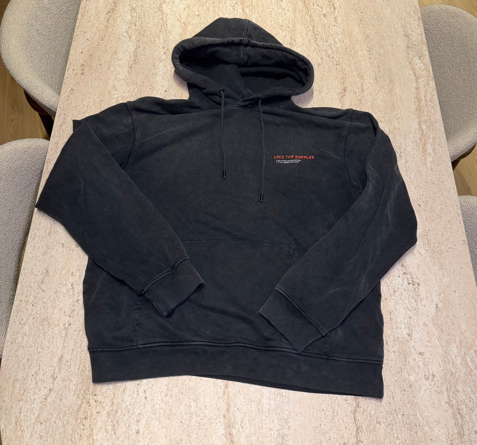 Sweat a capuche The Kooples, Ophalen of Verzenden, Zo goed als nieuw, Overige maten, Zwart