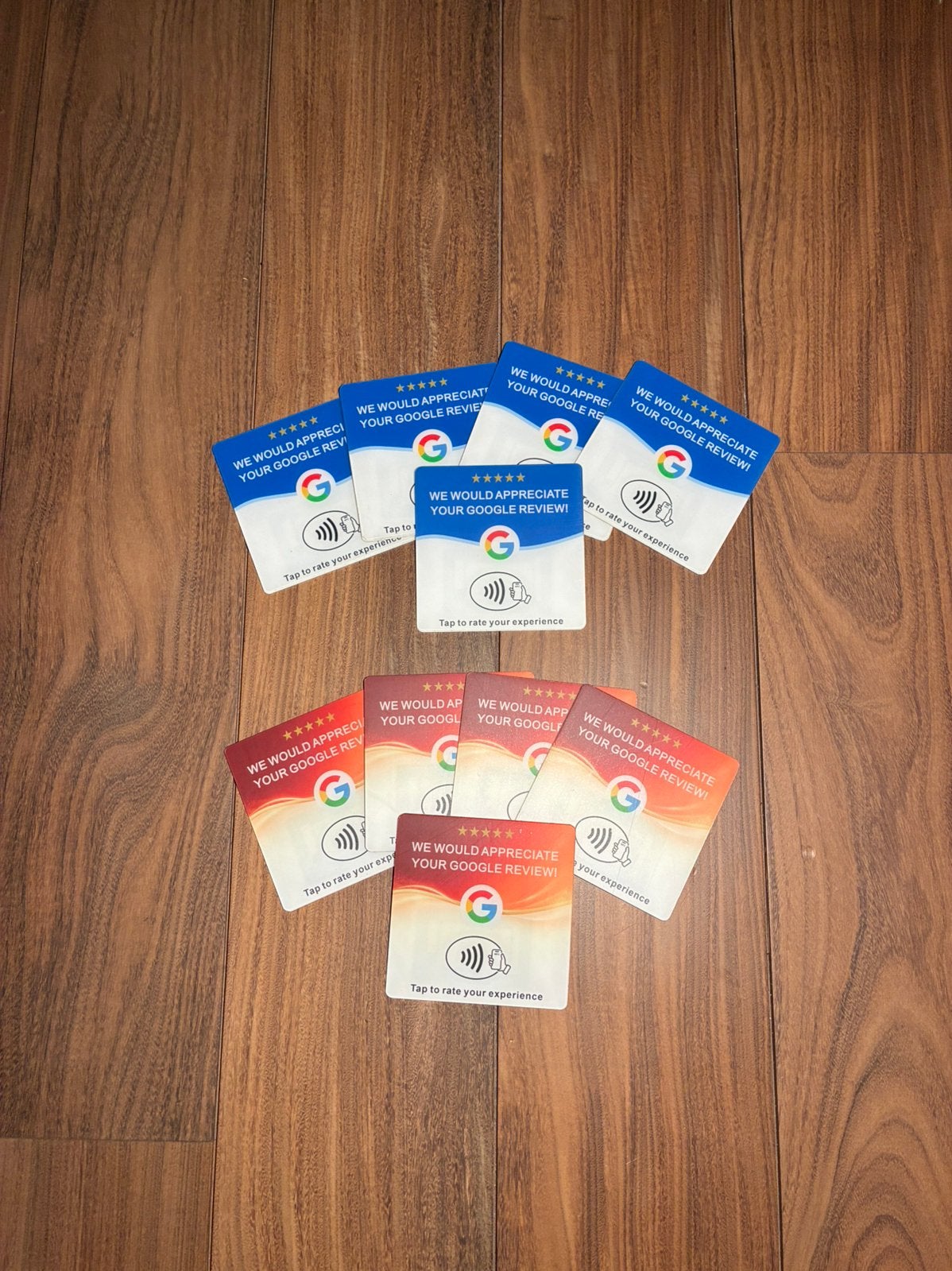 10 Nfc google review kaarten, Hobby en Vrije tijd, Spaarzegeltjes, Ophalen of Verzenden, Overige soorten, Overige typen