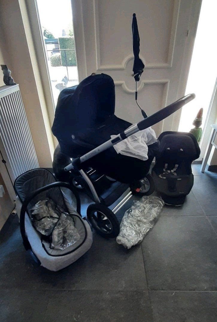 3 in 1 combinatie maxi cosi met extra's., Ophalen