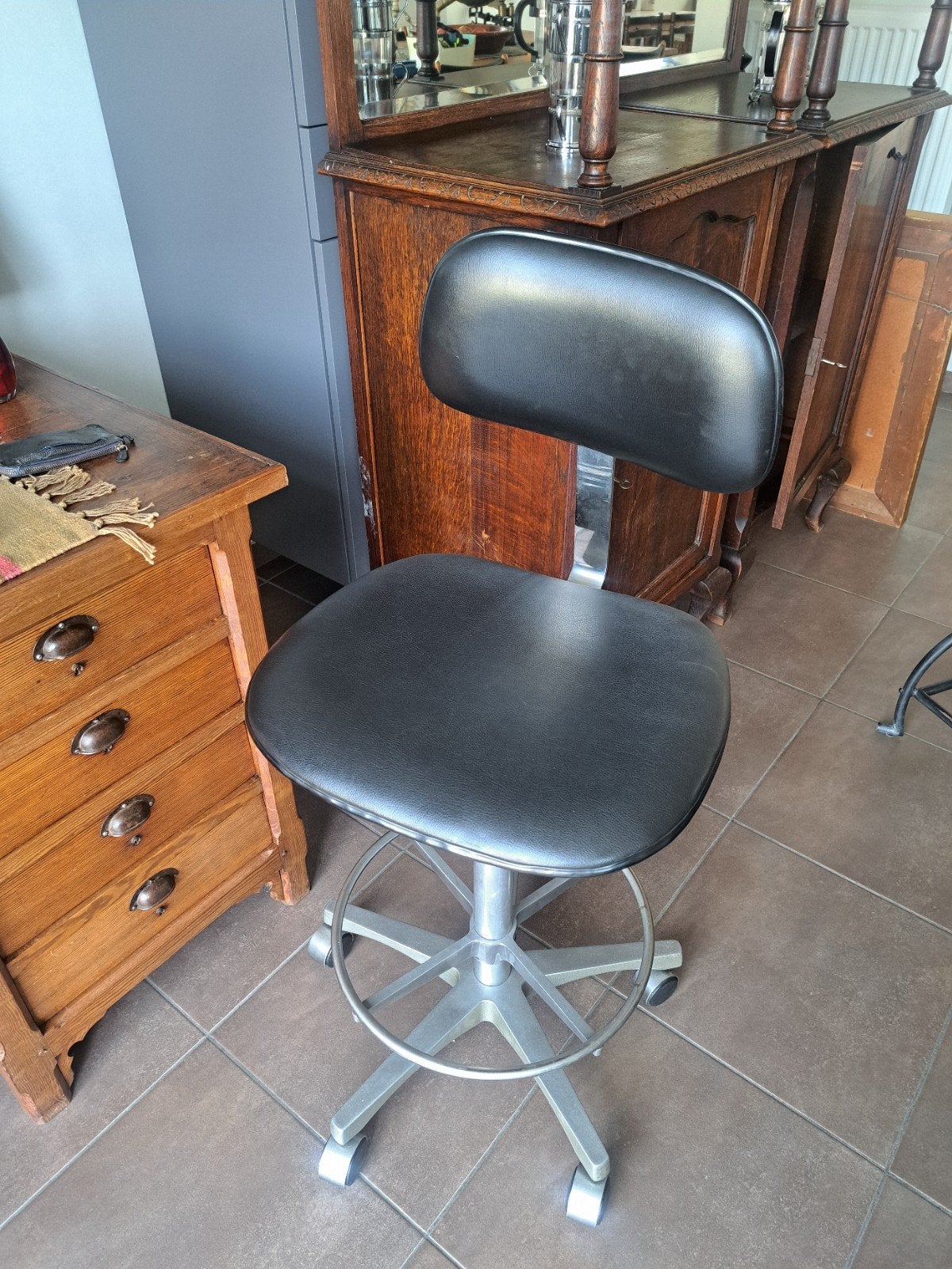 vintage bureaustoel, Huis en Inrichting, Vintage, Ophalen