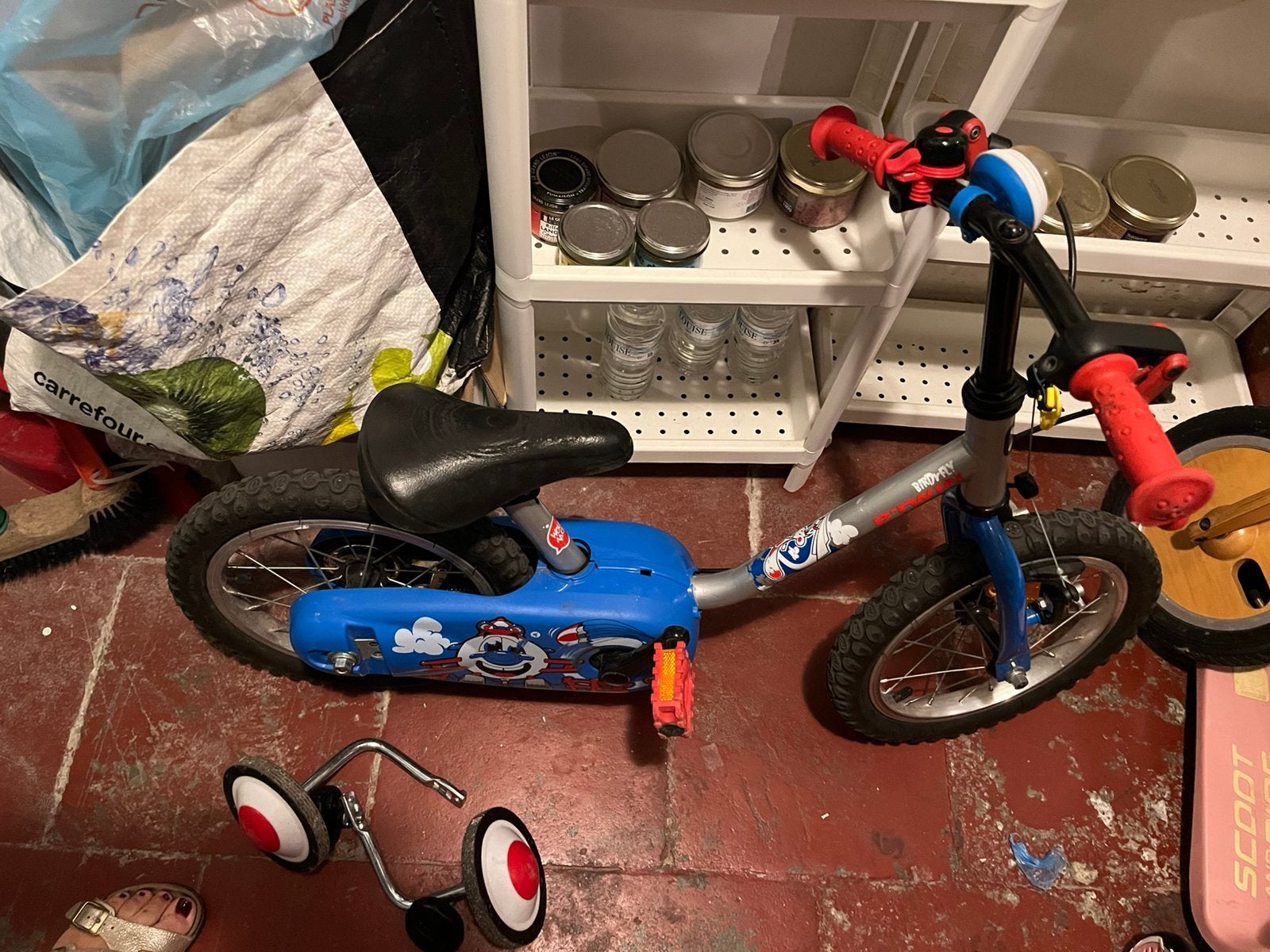 Kinderfiets met of zonder kleine wielen, Fietsen en Brommers, Fietsen | Kinderfietsjes, Ophalen, Gebruikt