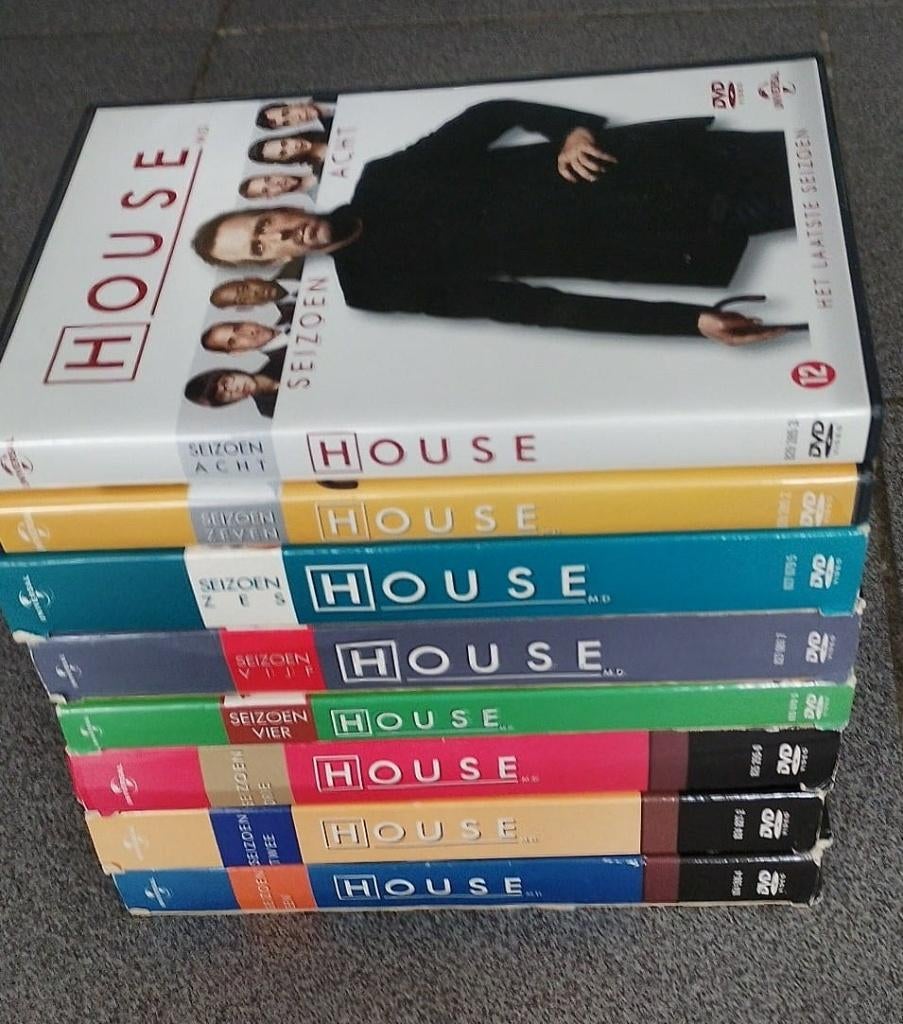 DVD collectie House 1 tem 8, Ophalen of Verzenden