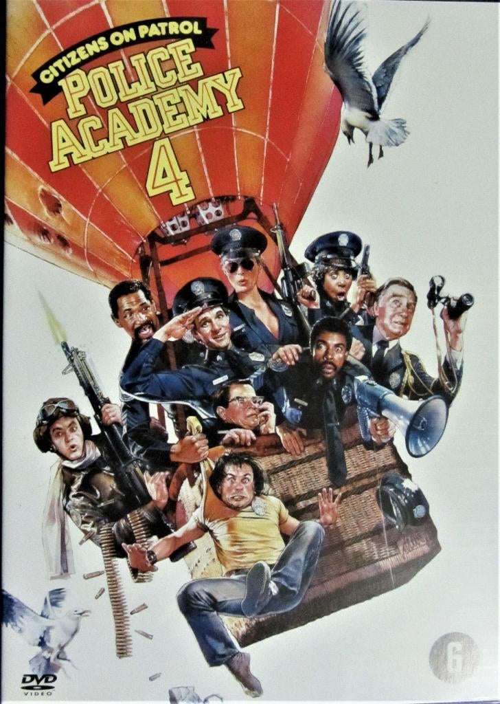 DVD KOMISCHE KOMEDIE- POLICE ACADEMY 4, Cd's en Dvd's, Alle leeftijden, Ophalen of Verzenden, Zo goed als nieuw, Actiekomedie