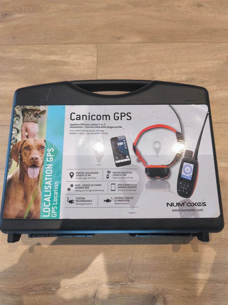 Ensemble GPS Num'AXES Canicom, Dieren en Toebehoren, Hondenhalsbanden en Penningen, Gebruikt, Ophalen