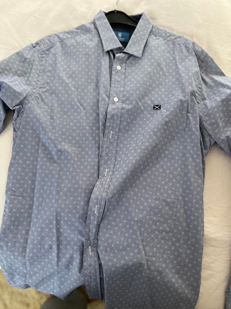 Scapa sport hemd blauw wit, Enlèvement ou Envoi, Neuf, Bleu