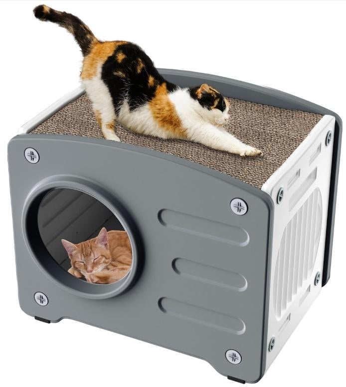 Niche pour chat/petit chien, Animaux & Accessoires, Paniers pour chats, Comme neuf, Polyester, Enlèvement