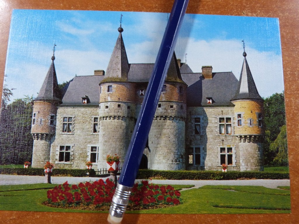 Spontin  chateau 4 x cpsm, Verzenden, 1980 tot heden, Ongelopen, Namen