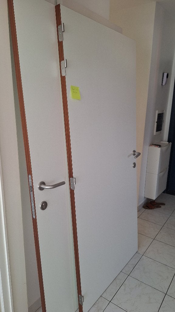 Witte deuren, Doe-het-zelf en Bouw, Deuren en Vliegenramen, Ophalen, Zo goed als nieuw, Hout, Binnendeur