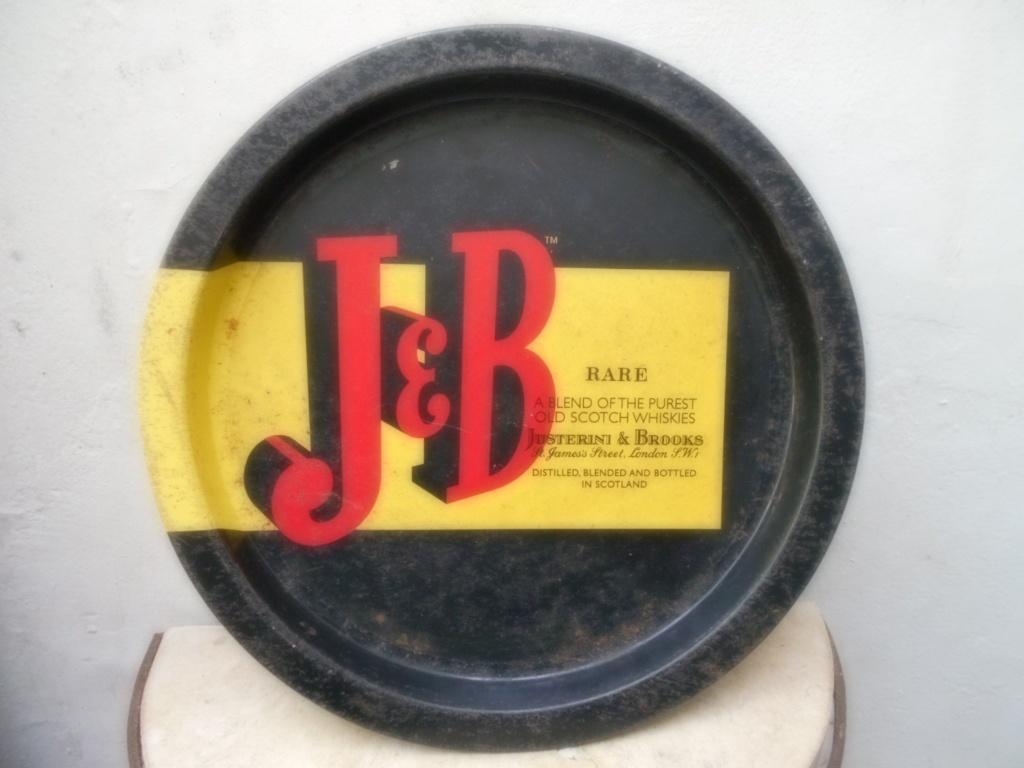 dienblad  J & B wkiskeys   1980  metaal, Ophalen of Verzenden