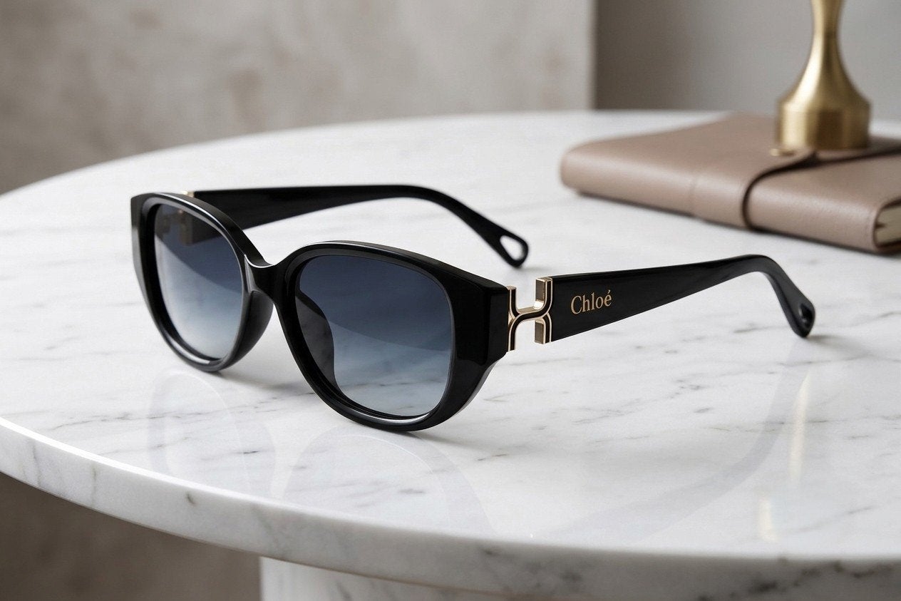 Chloé zonnebril dames — Zwart / Nieuw, Overige merken, Zonnebril, Zwart, Nieuw