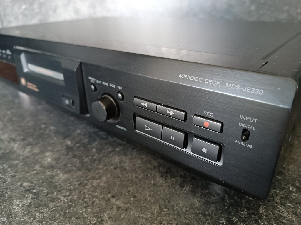 Sony MiniDisc-deck MDS JE 330, Audio, Tv en Foto, Walkmans, Discmans en Minidiscspelers, Ophalen of Verzenden, Minidisc-recorder