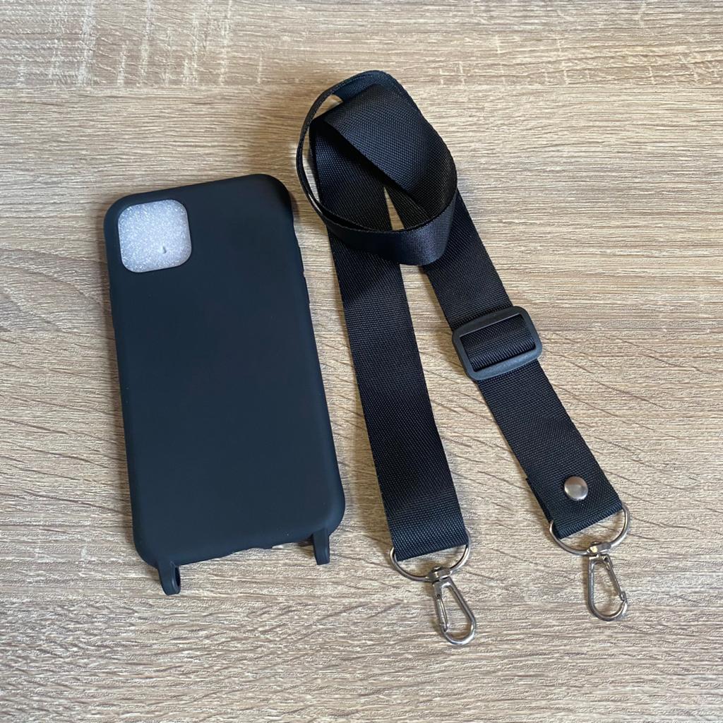 Étui pour téléphone portable avec cordon pour iPhone 11 Pro, Neuf, Silicone, Avec cordon, IPhone 11 Pro