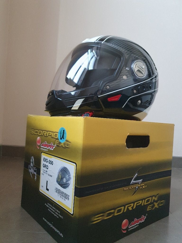 Motorhelm Scorpion EXO-300, Overige merken, Systeemhelm, Dames, Ophalen of Verzenden