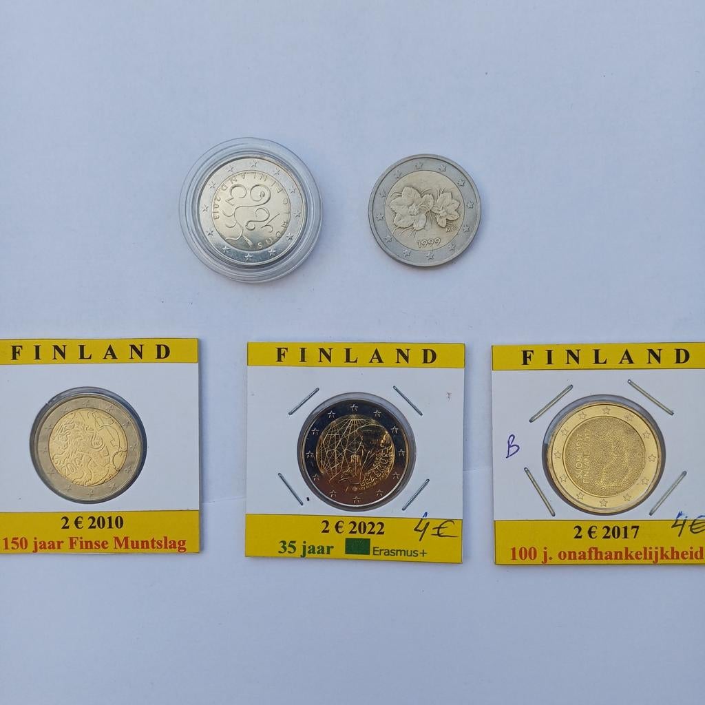 2 euro munten finland, Ophalen, Finland, 2 euro