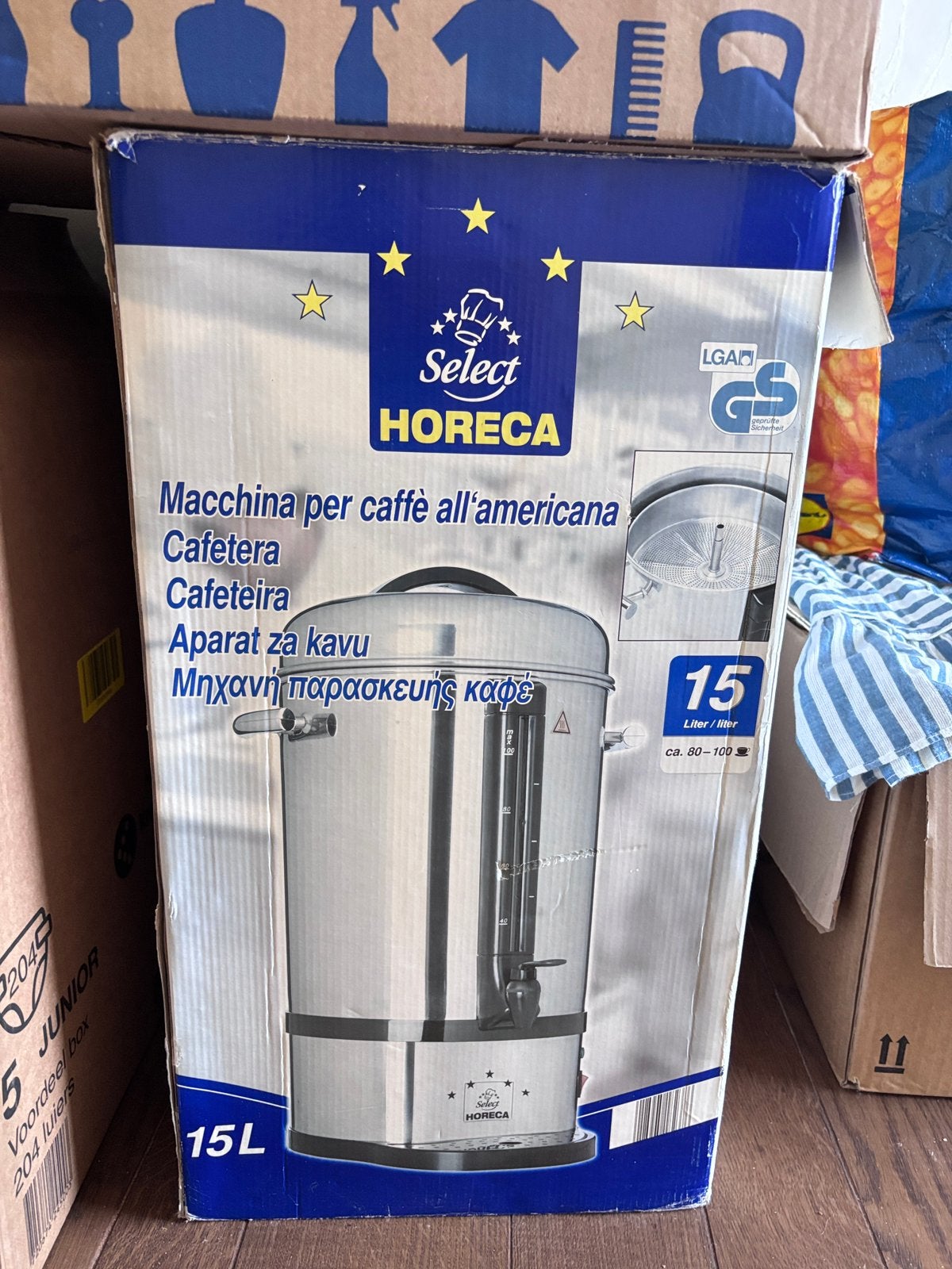 Select HORECA Koffiepercolator – 15 Liter (80-100 koppen), Zakelijke goederen, Ophalen of Verzenden, Nieuw zonder verpakking, Koffie en Espresso