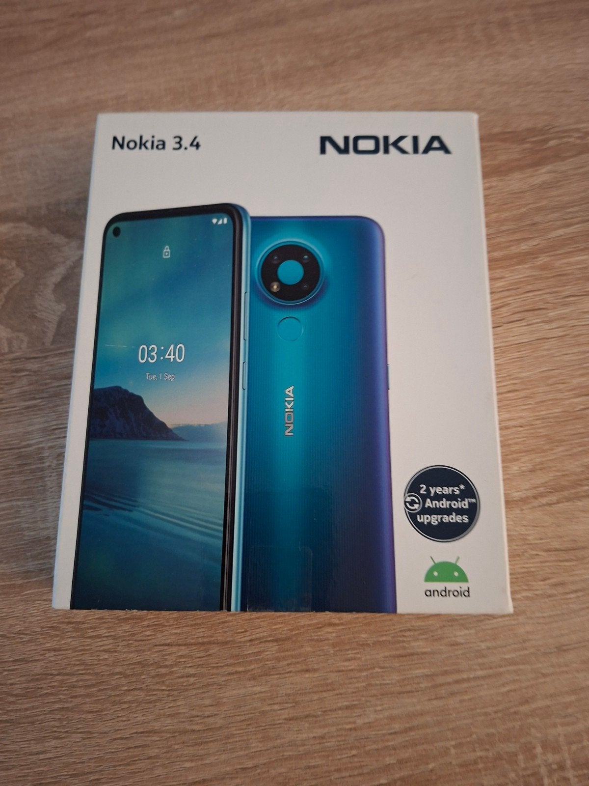 Nokia 3/4, Telecommunicatie, Ophalen, 10 megapixel of meer, Blauw, Touchscreen