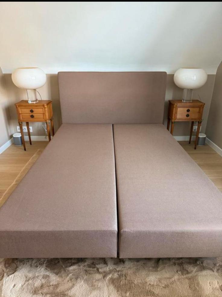 Bed, Huis en Inrichting, Slaapkamer | Boxsprings, Ophalen, Zo goed als nieuw