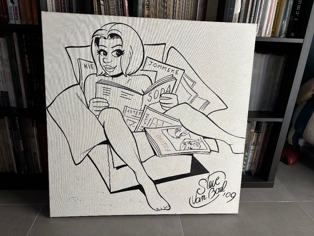 origneel artwork STEVE VAN BAEL, Livres, BD, Neuf, Enlèvement